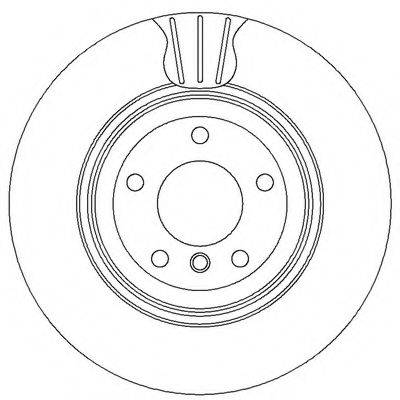 BENDIX 562334B Тормозной диск