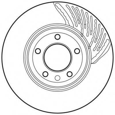 BENDIX 562360B Тормозной диск