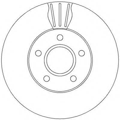 BENDIX 562364BC Тормозной диск