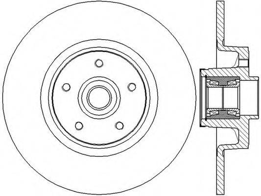 BENDIX 562378B Тормозной диск