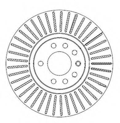 BENDIX 562390B Тормозной диск