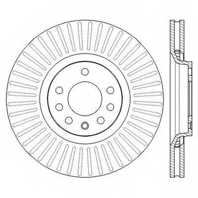 BENDIX 562423B Тормозной диск