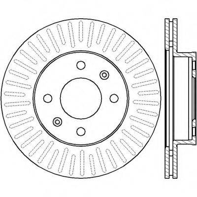 BENDIX 562428B Тормозной диск