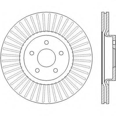 BENDIX 562434B Тормозной диск