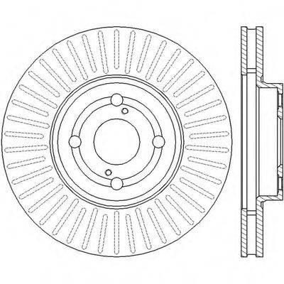 BENDIX 562435B Тормозной диск