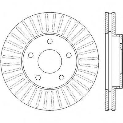 BENDIX 562441B Тормозной диск