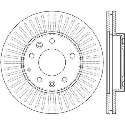 BENDIX 562446B Тормозной диск