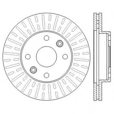 BENDIX 562450B Тормозной диск