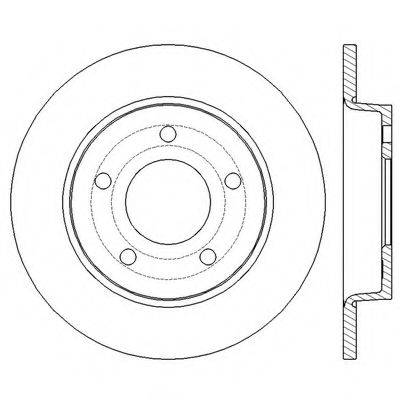 BENDIX 562560BC Тормозной диск