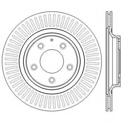 BENDIX 562563BC Тормозной диск