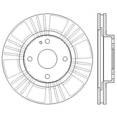 BENDIX 562565BC Тормозной диск