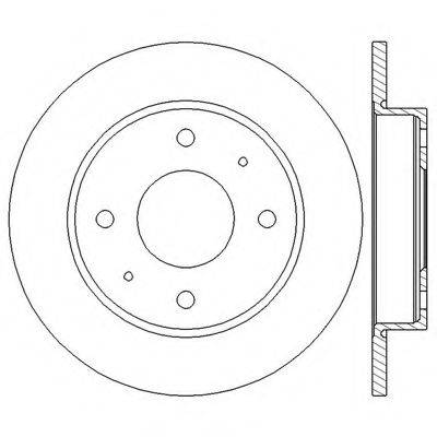 BENDIX 562574BC Тормозной диск