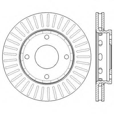 BENDIX 562575BC Тормозной диск