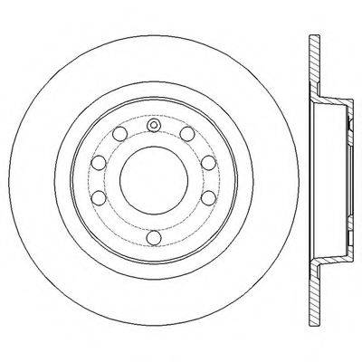 BENDIX 562581BC Тормозной диск