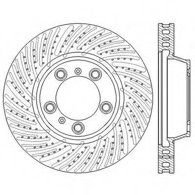 BENDIX 562586BC Тормозной диск