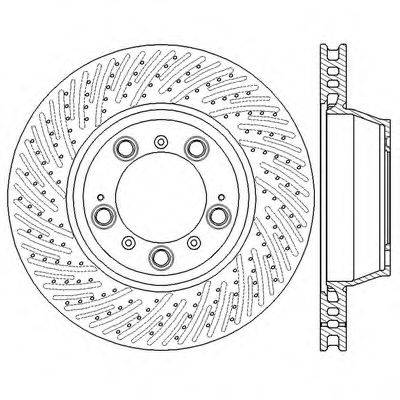 BENDIX 562590BC Тормозной диск