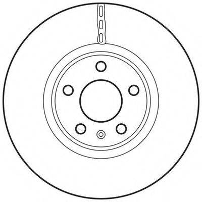 BENDIX 562615BC Тормозной диск