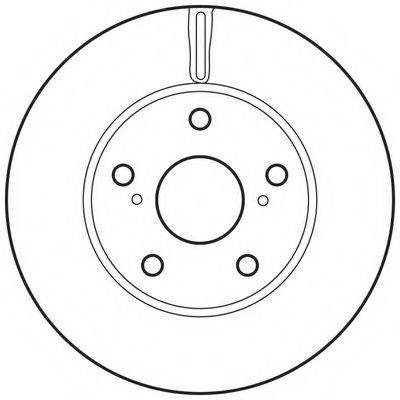 BENDIX 562623BC Тормозной диск