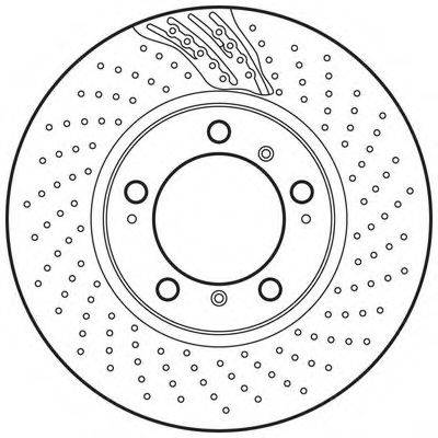 BENDIX 562669BC Тормозной диск