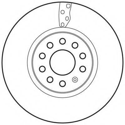 BENDIX 562688BC Тормозной диск