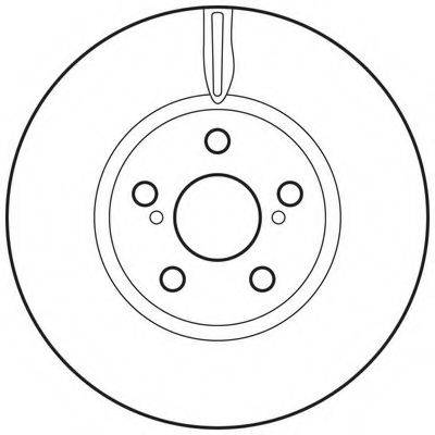 BENDIX 562702BC Тормозной диск