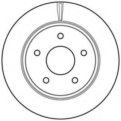 BENDIX 562707BC Тормозной диск