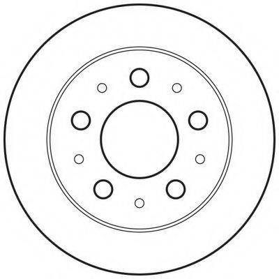 BENDIX 562753BC Тормозной диск