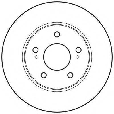 BENDIX 562758BC Тормозной диск