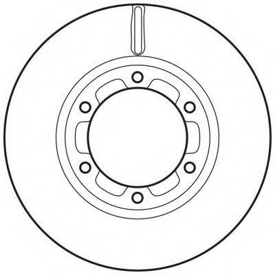 BENDIX 562763BC Тормозной диск