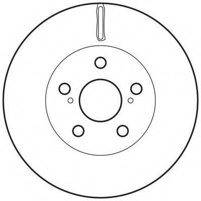 BENDIX 562766BC Тормозной диск
