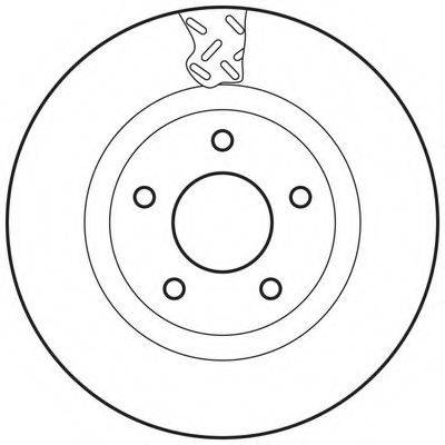 BENDIX 562769BC Тормозной диск