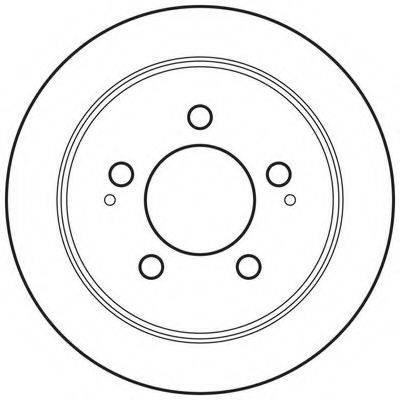 BENDIX 562774BC Тормозной диск