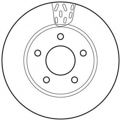 BENDIX 562784BC Тормозной диск