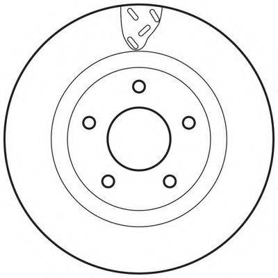 BENDIX 562790BC Тормозной диск