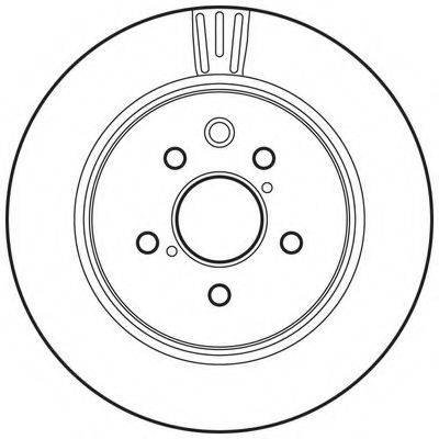 BENDIX 562823BC Тормозной диск