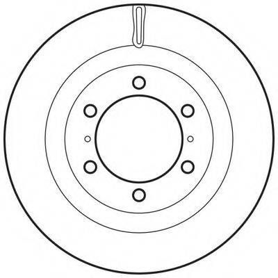 BENDIX 562828BC Тормозной диск