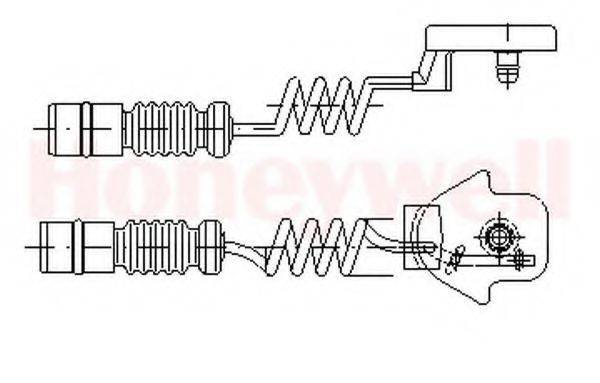 BENDIX 581305 Сигнализатор, износ тормозных колодок