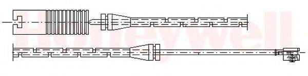 BENDIX 581331 Сигнализатор, износ тормозных колодок