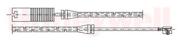 BENDIX 581345 Сигнализатор, износ тормозных колодок