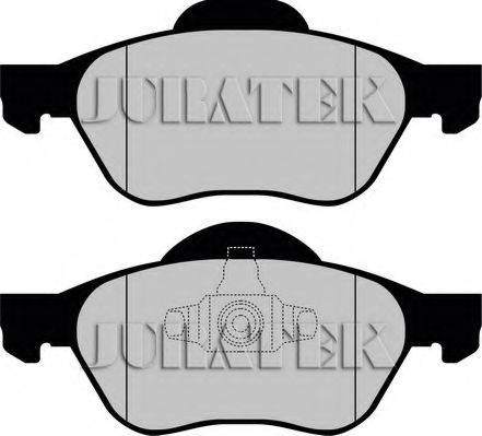 JURATEK JCP1866 Комплект тормозных колодок, дисковый тормоз