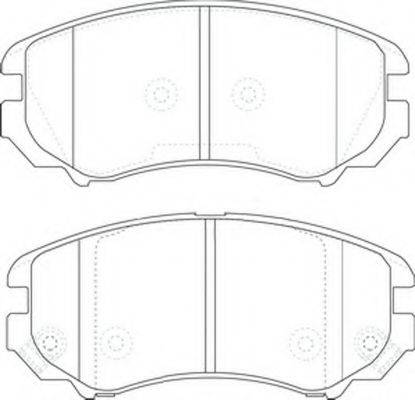 FIT FP0924 Комплект тормозных колодок, дисковый тормоз