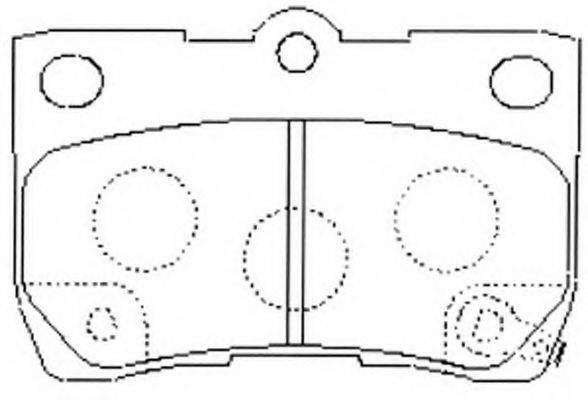 FIT FP1113 Комплект тормозных колодок, дисковый тормоз