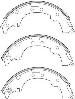 FIT FT1198 Комплект тормозных колодок
