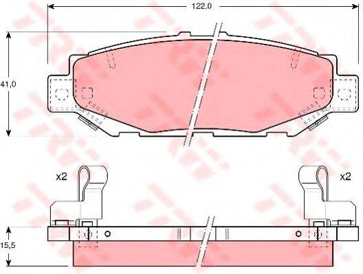 DR!VE+ DP1010100347 Комплект тормозных колодок, дисковый тормоз