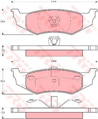 DR!VE+ DP1010100268 Комплект тормозных колодок, дисковый тормоз