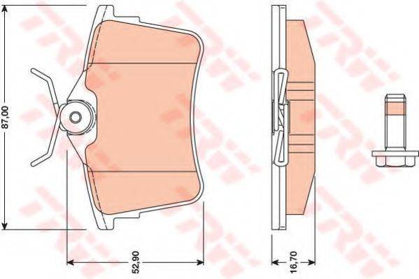 DR!VE+ DP1010100337 Комплект тормозных колодок, дисковый тормоз