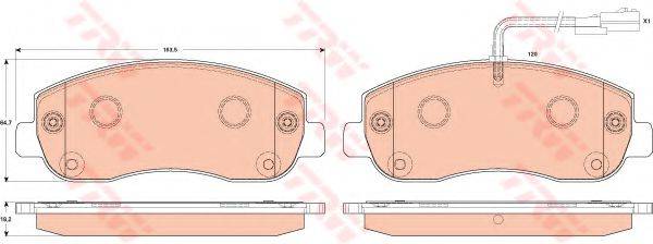 DR!VE+ DP1010100144 Комплект тормозных колодок, дисковый тормоз