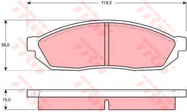 DR!VE+ DP1010100545 Комплект тормозных колодок, дисковый тормоз