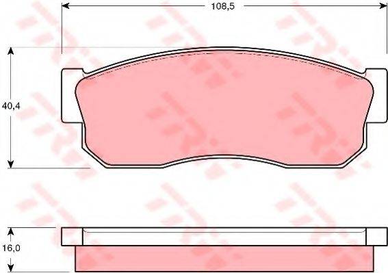 DR!VE+ DP1010100434 Комплект тормозных колодок, дисковый тормоз