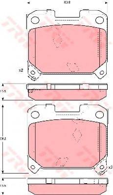 DR!VE+ DP1010100745 Комплект тормозных колодок, дисковый тормоз